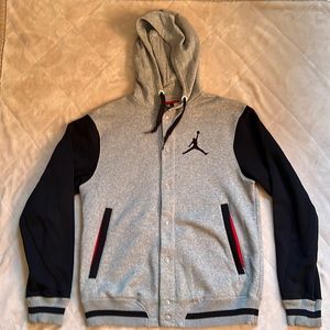 Air Jordan Botton up Hoodie